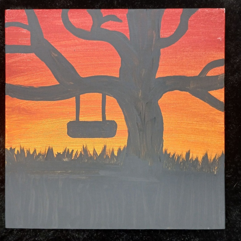 Pastel handmade art painting paintings on a 8/10 canvas. Great gift!